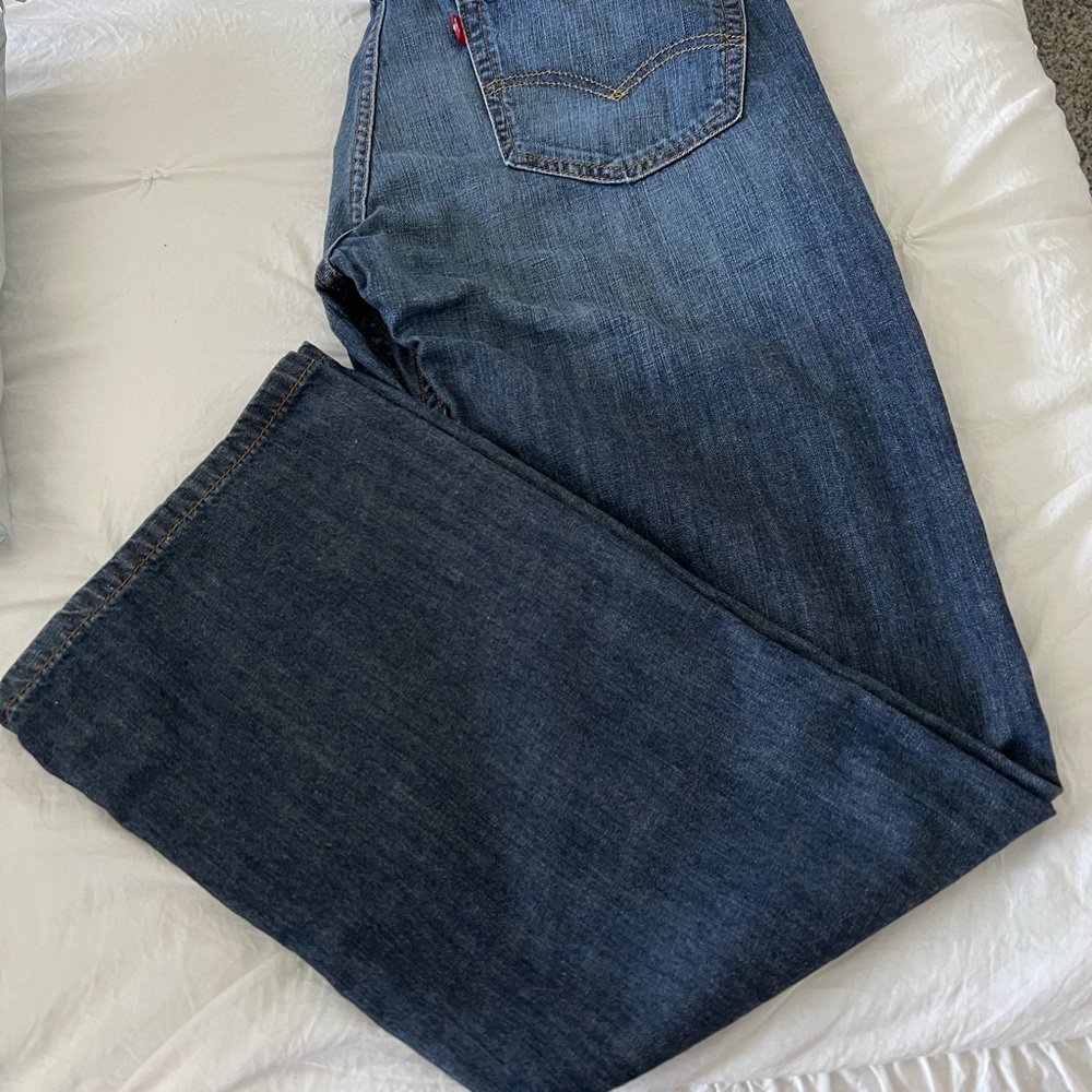 Men’s 527Levi's Blue Straight Jeans 
 34 x 30